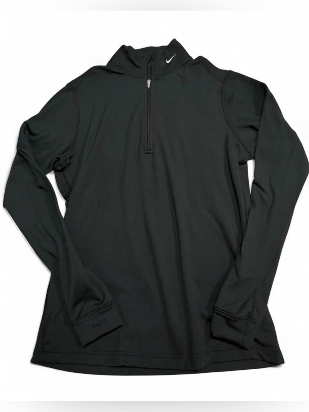Nike FIT Boys XL Quarter Zip Mock neck Top
